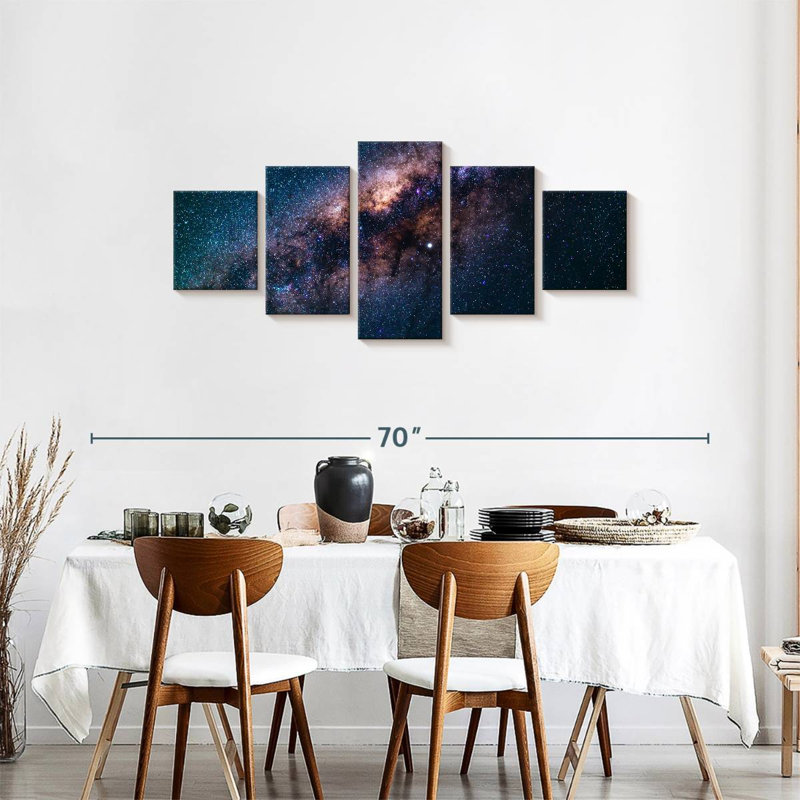 'Stars In Milky Way, 24" H x 55" W