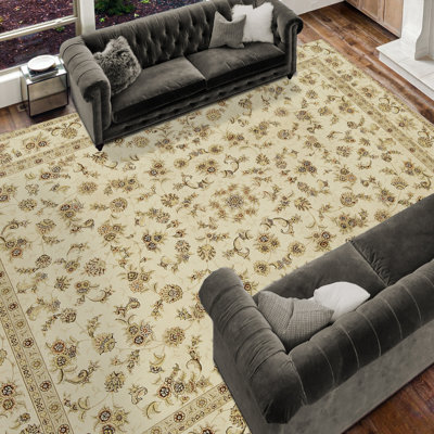 Tapis rectangulaire noué à la main