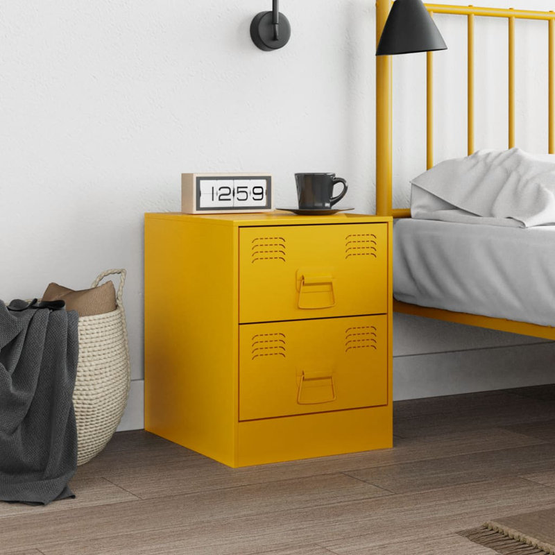Table de bout vidaXL, Jaune