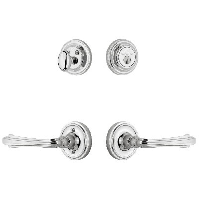 Nostalgic Warehouse Classic Rosette Entry Set with Fleur Lever