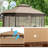 10’X 12’ Octagonal Patio Gazebo-Brown