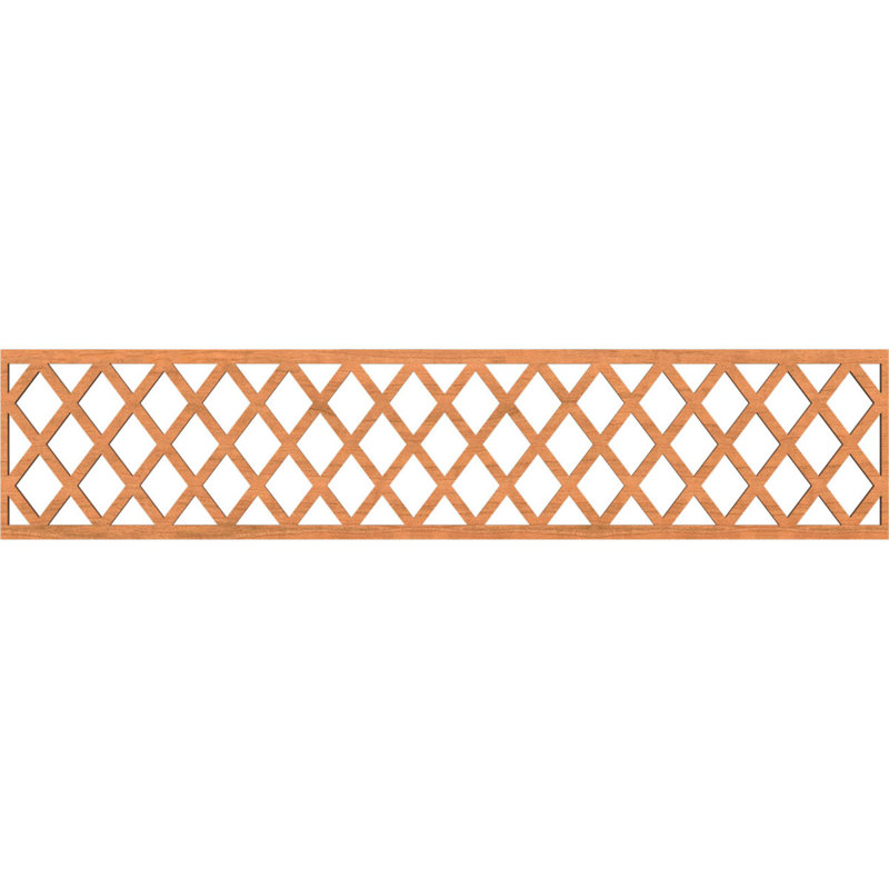 Manchester Fretwork Moulding, Cherry, 10" H x 46.75" W x 0.25" D