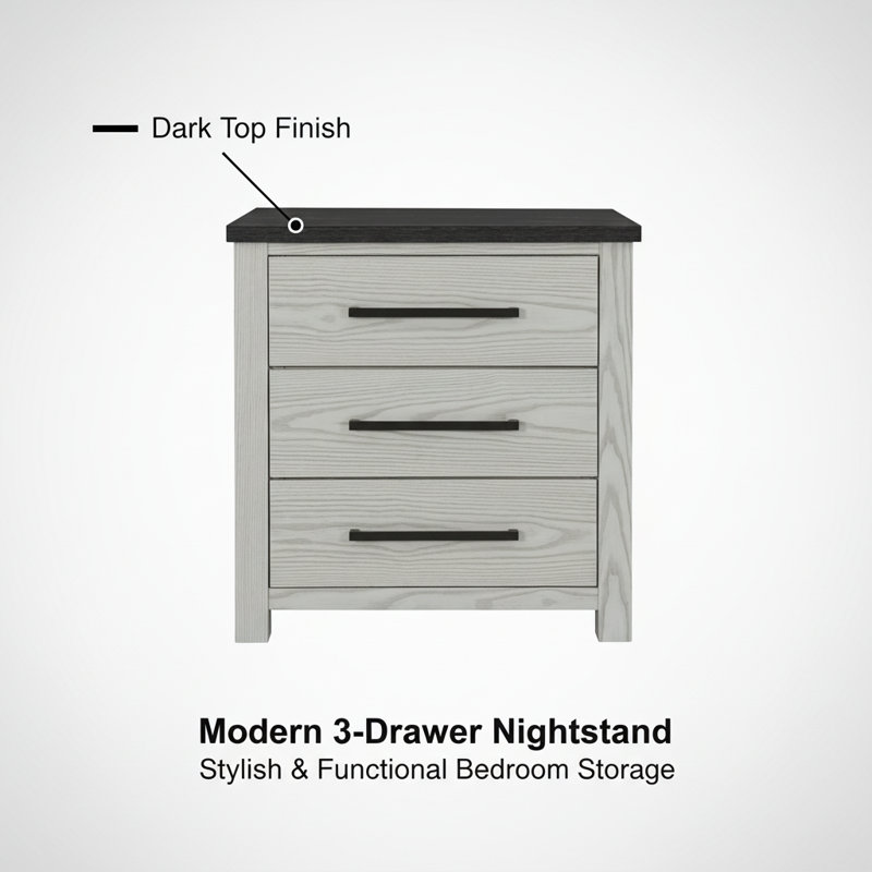 Avery Beige Nightstand