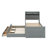 Twin Size Wooden Bed With Trundle-2070524987