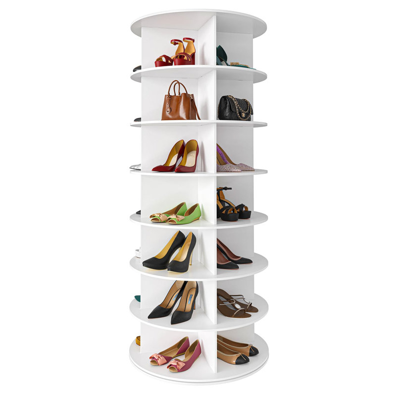Trey 7-Tier Rotating Shoe Rack Tower