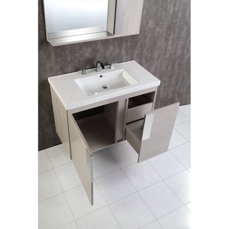 Lumsden 36'' Single Bathroom Vanity with Ceramic Top