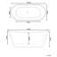 Arick 1800mm x Soaking Acrylic Bathtub-1888178507