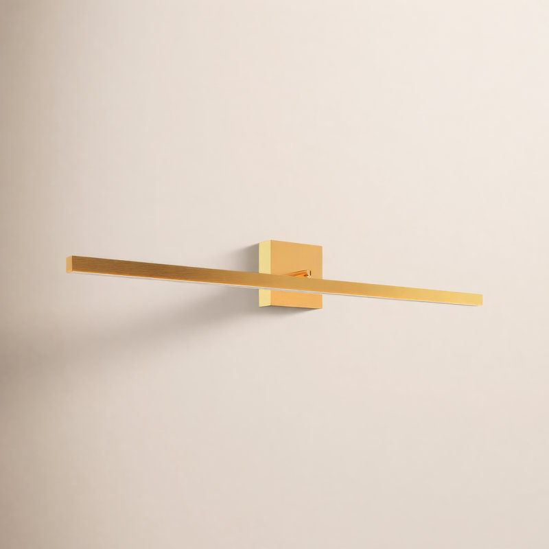 Rubie Dimmable LED Bath Bar, Gold
