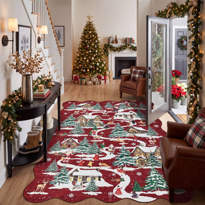 Rectangle Washable Area Rug