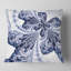 Symétrique fleur mauve fractale - coussin imprimé abstrait-30967430-30967433