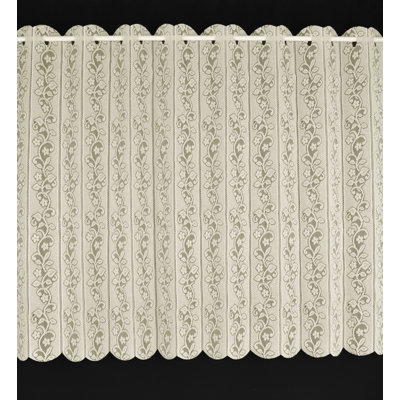 Delco Semi Sheer Curtain Panel Pair Single Panel