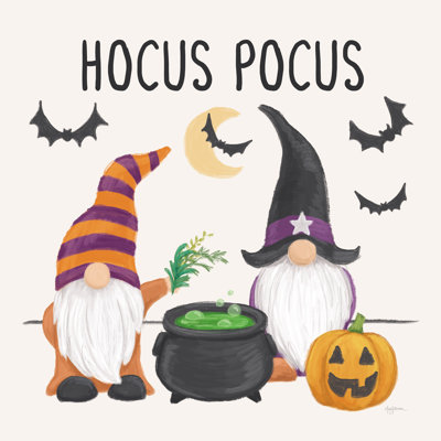 Halloween Gnomes II par Mary Urban - reproduction d'art sur toile tendue