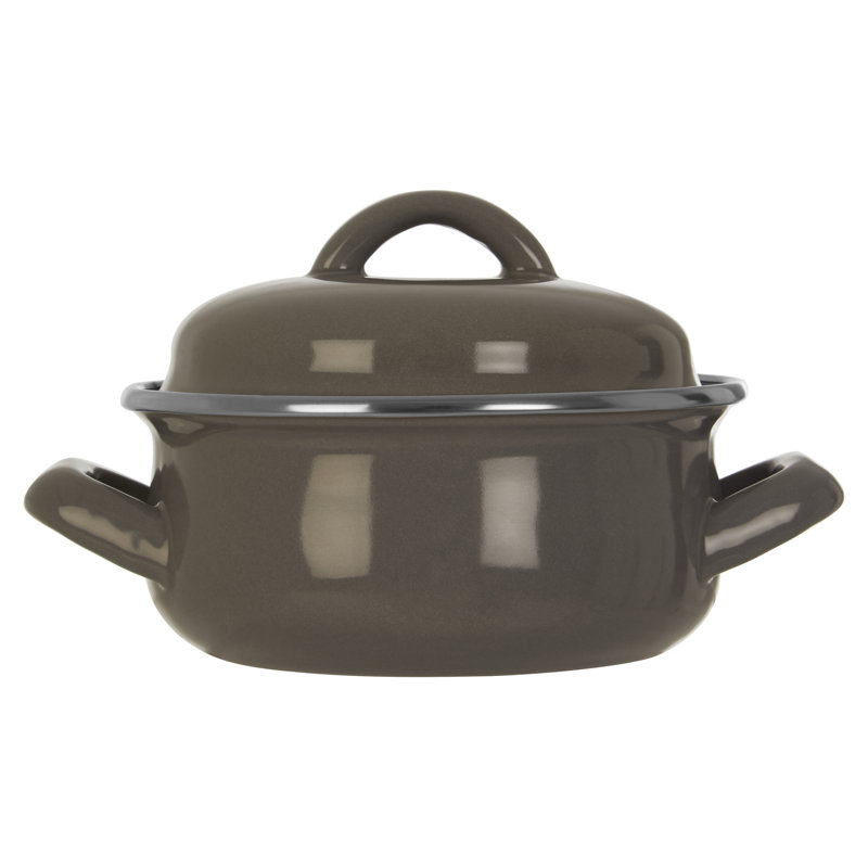 Danielburnham 0.5 l Aluminium Round Casserole, Grey