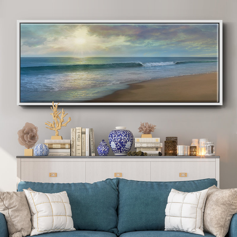 A Long Walk- Framed Canvas, 24" H x 60" W