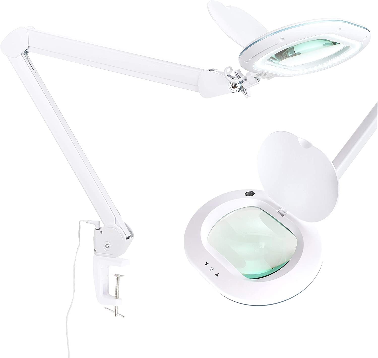 Brightech LightView Pro LED Magnifying Lamp - Black