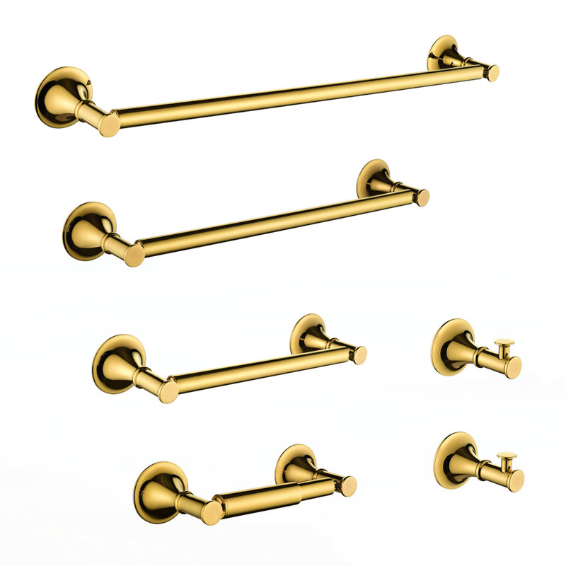 Porte-serviettes, Or brossé