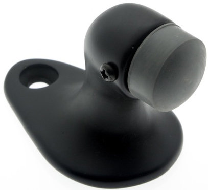 Gooseneck Solid Brass Floor Mount Stop, Oil-Rubbed Bronze
