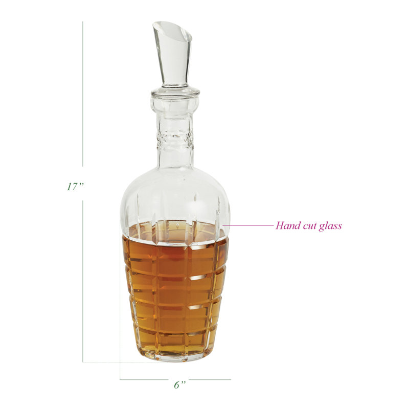 Destan 16.91oz. Glass Beverage Dispenser