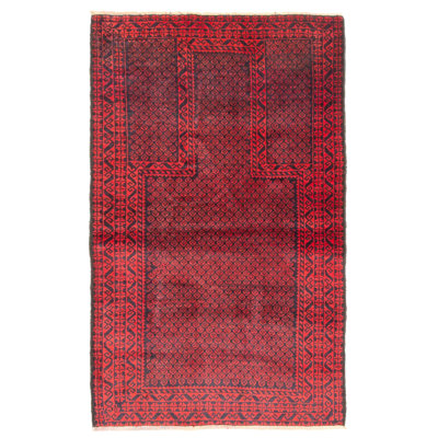 Tapis bleu marine Teimani 2 pi 10 po x 4 pi 7 po