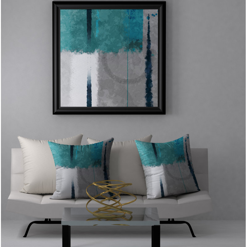Housse de coussin carrée/insert, 20 po X 20 po