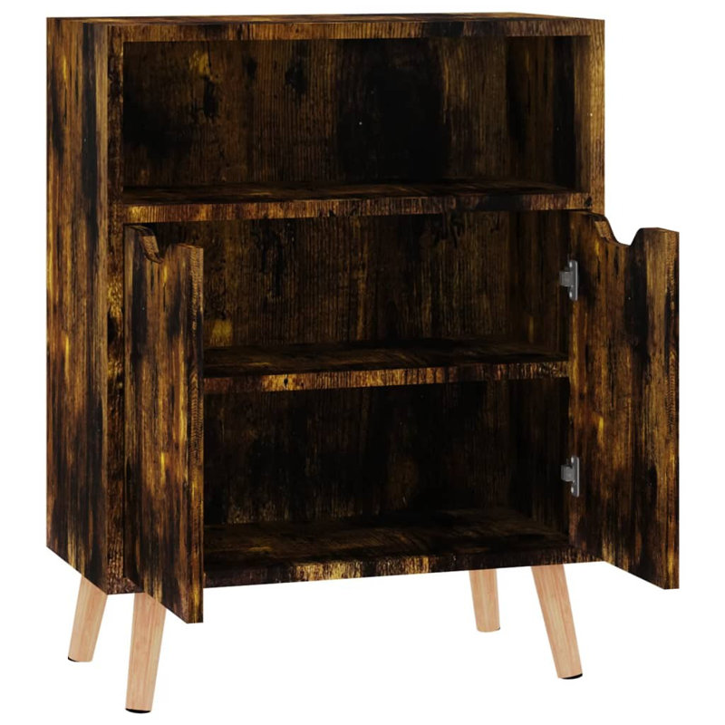 Sideboard 60x30x72 cm Engineered Wood, Smoked Oak