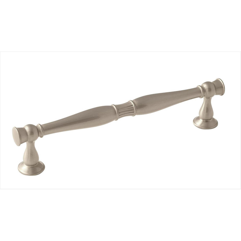 Poignée barre Crawford, Nickel satiné, 5.06"