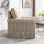 Fauteuil d'appoint avec accoudoirs arrondis et rembourrés à dossier souple de 33 po de largeur (ensemble de 3)-501944929