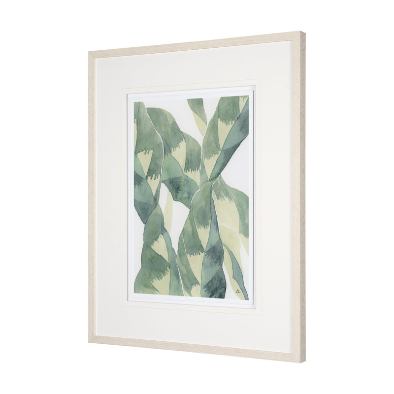 «Variegated Patterns II», reproduction d'art encadrée à la main avec passe-partout, Motifs panachés II