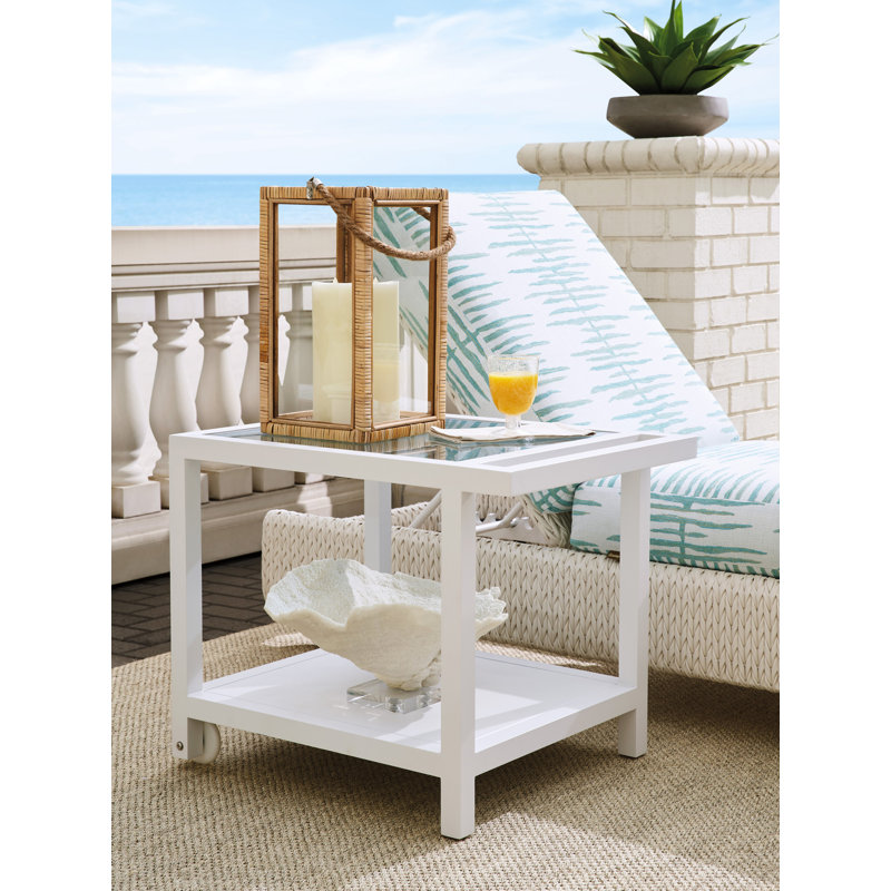Ocean Breeze Promenade Serving End Table