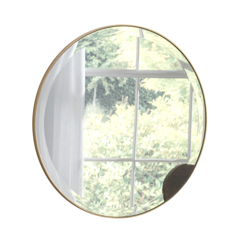 Drumnasole Wood Wall Mirror, Gold