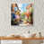 White Floater Framed