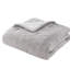 Édredon double / grand 3 pièces - Riche en coton et rembourré, tissé invitant, rembourrage en tissu gris,