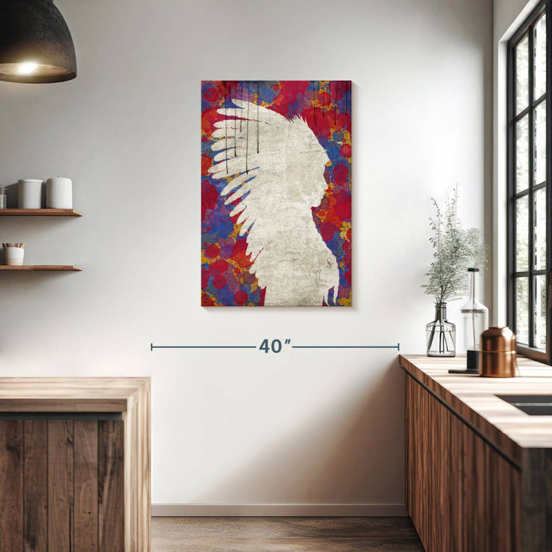 Lelar Abstract Indian, 36" H x 24" W