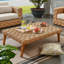 Table basse d'extérieur en rotin Thames