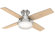 44" Dempsey Low Profile 4 - Blade Flush Mount Ceiling Fan with Lights and Remote