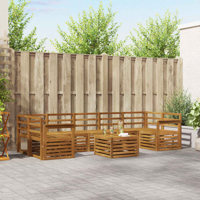 304cm Wide Patio Sectional Set
