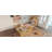 Full Size House Floor Bed, Double Full Floor Bed With Door And Full-Length Guardrails, Multi-Function Design,Natural-1153389944-1153389924