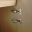 Meuble-lavabo autoportant de 42 po avec lavabo en résine et 2 portes d'armoire à fermeture en douceur, contreplaqué (KD-PACKING)-130629827