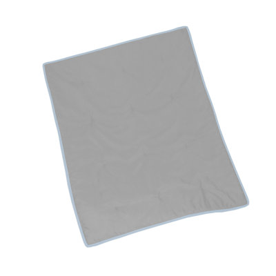 Surface de lit de bébé réversible unie