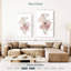 Motif géométrique marbré rose Avery-108668695