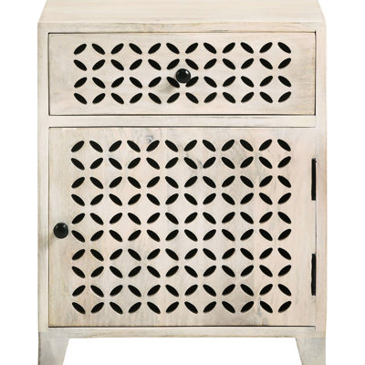 Armoire décorative blanchie à la chaux avec tiroir pour le salon