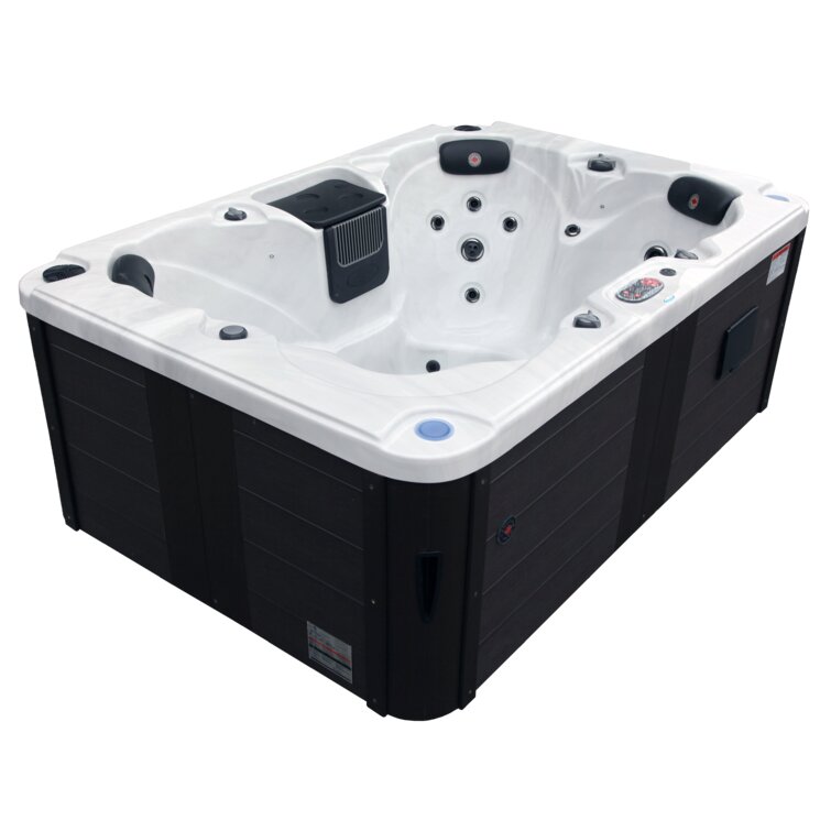Canadian Spa Co 120 Volt 4 - Person 24 - Jet Acrylic Rectangle Plug And ...