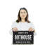 Outhouse 11 Inch x 17 Inch Plastic Sign-119525020