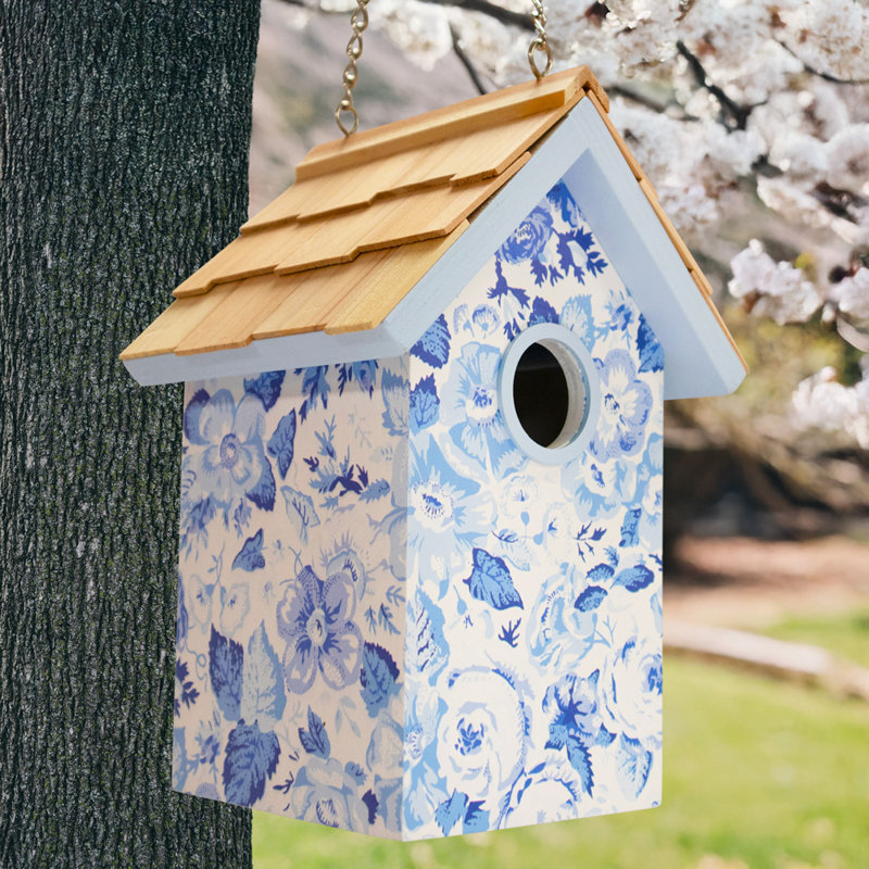Maison d'oiseaux de jardin Laura Ashley Quartet - Bleu