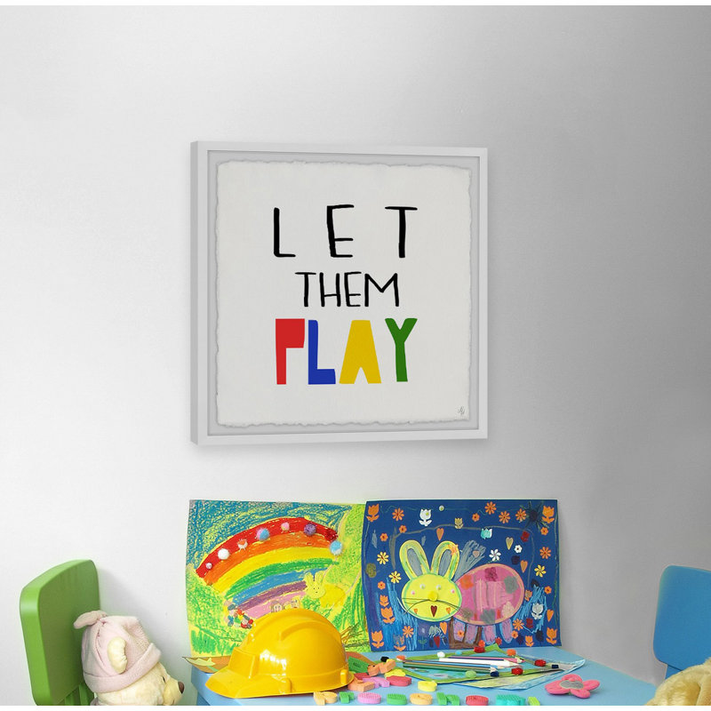 Malena Let Them Play, reproduction encadrée, H 24 po x l 24 po x P 1,5 po