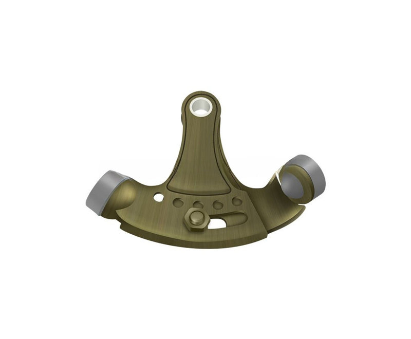 Kick Stop, Antique Brass