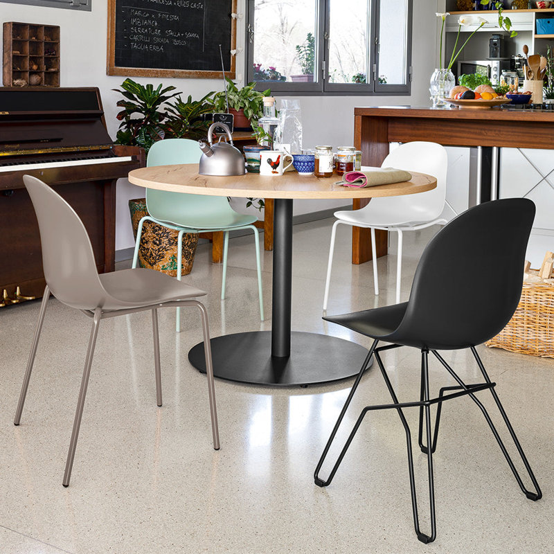 Academy Chairs, Matte Taupe, Matte Optic White