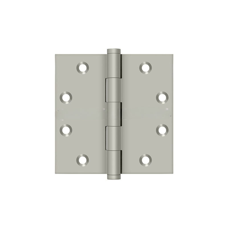 102'' x 102'' Butt Bearing Hinge, Brushed Nickel