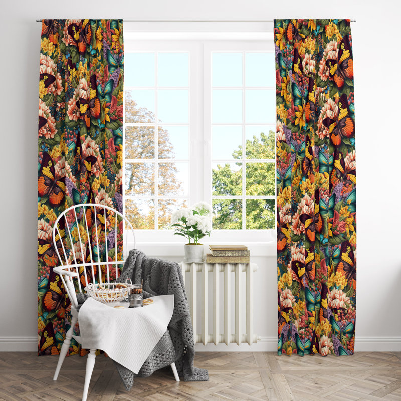 Nwaba Room Darkening Curtain Pair