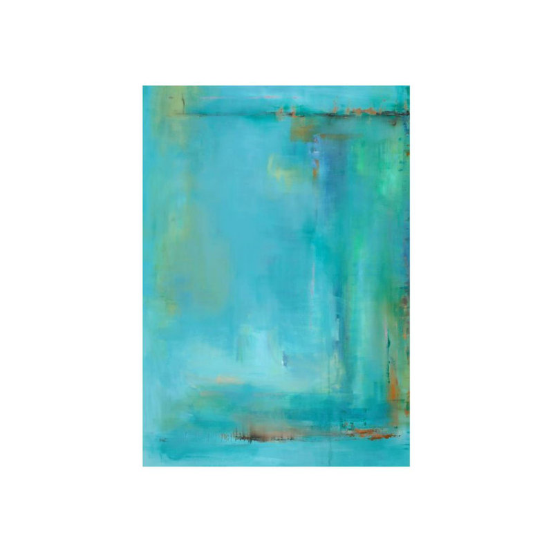 Blue Holiday Print by Samuel Kane, 77" H x 54" W